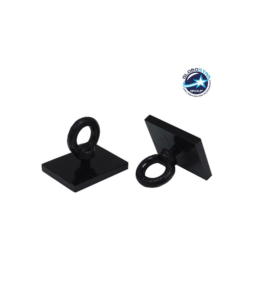 ΣΕΤ 2 Τεμαχίων Γάντζοι Στηρίγματος Πινακίδας LED GloboStar 91112